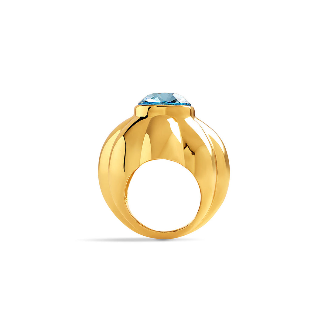 Yellow Statement Ring for Women by Isharya | Modern Indian Jewellery