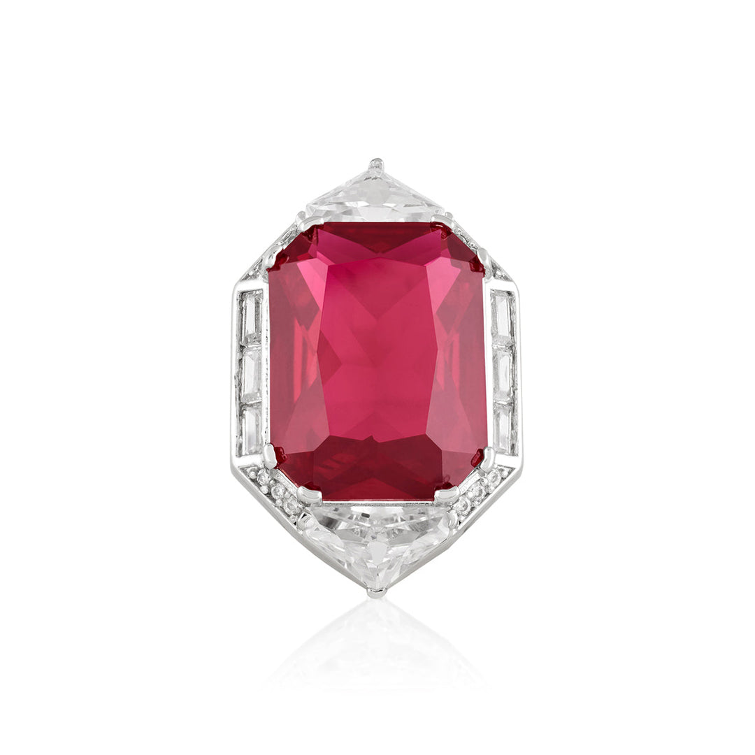 Ruby Corumdum Cocktail Ring