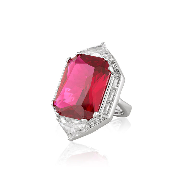 Ruby Corumdum Cocktail Ring