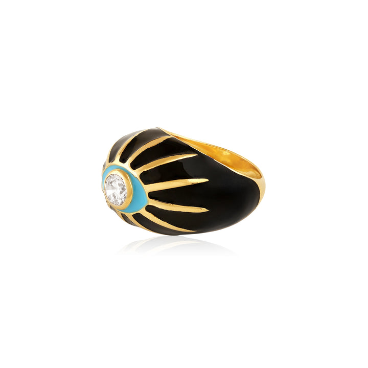 Black Eye Statement Ring