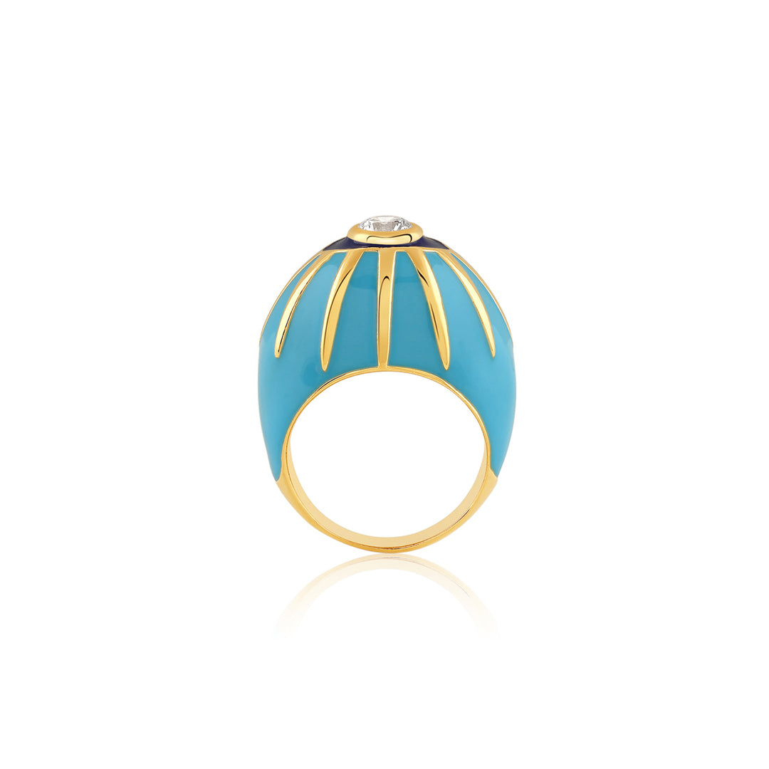 Turqoise Eye Statement Ring