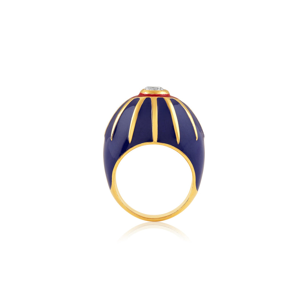 Blue Eye Statement Ring