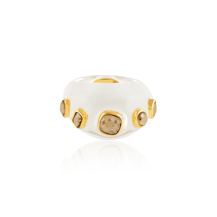Clear Core Statement Ring