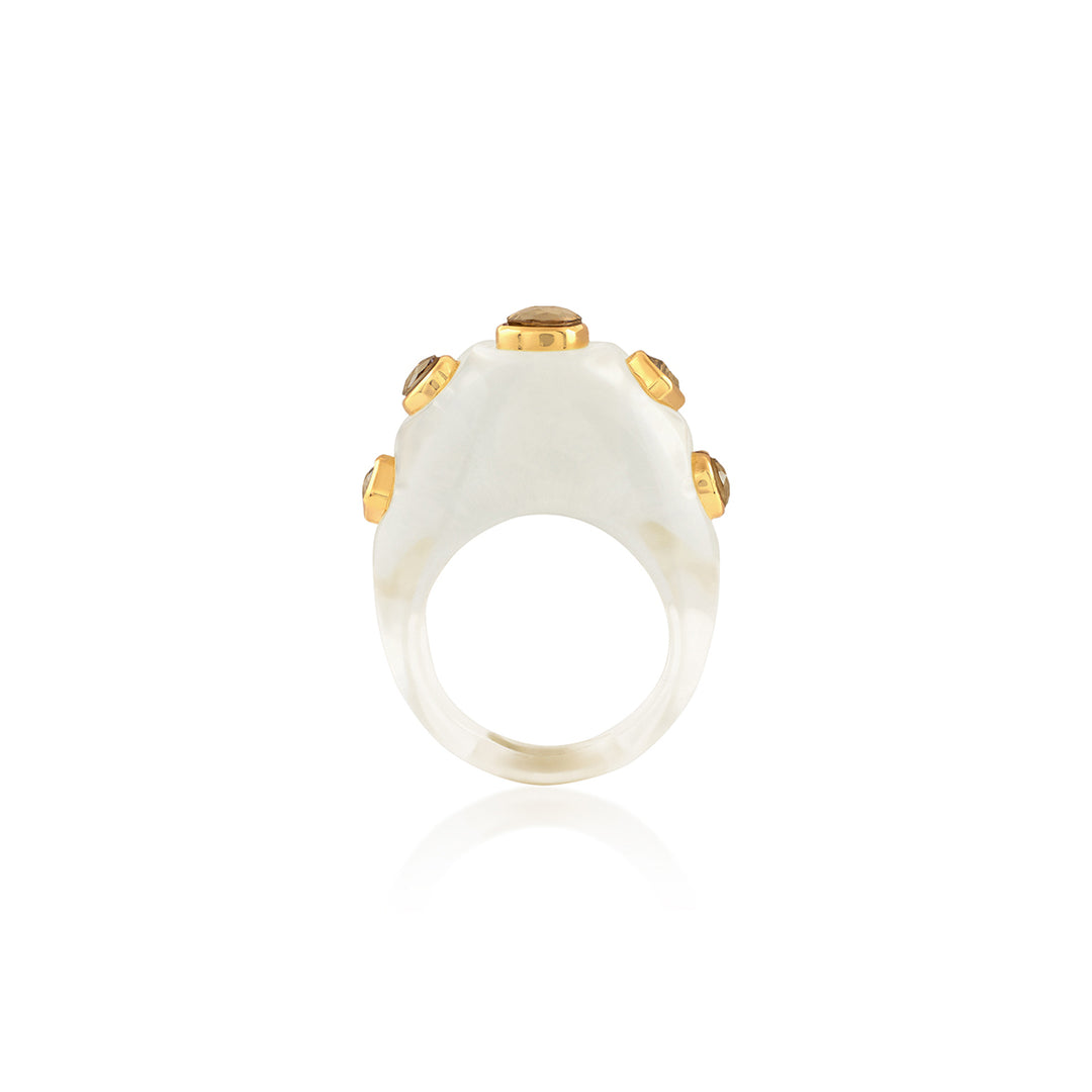 Clear Core Statement Ring