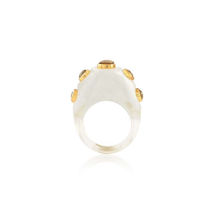 Clear Core Statement Ring