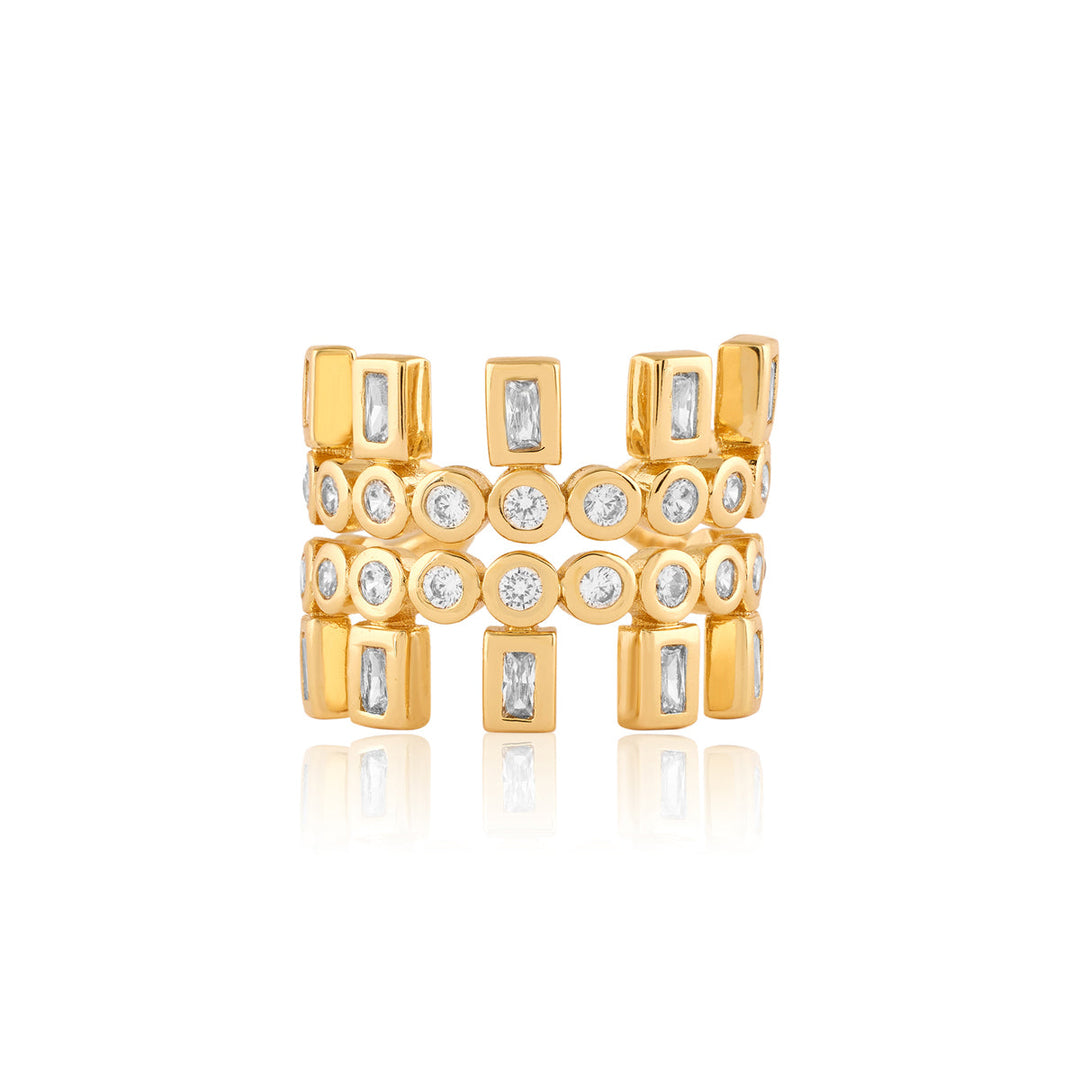 Summer Crystal Statement Ring