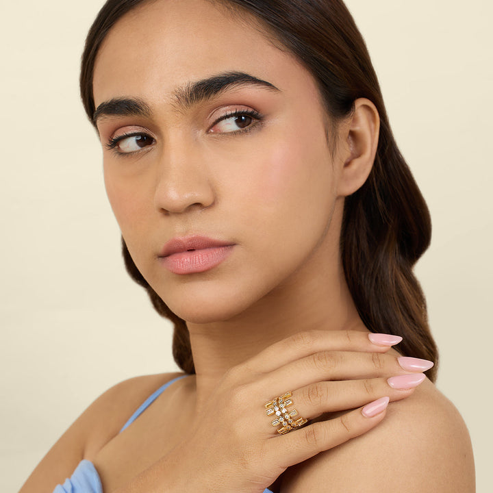 Summer Crystal Statement Ring