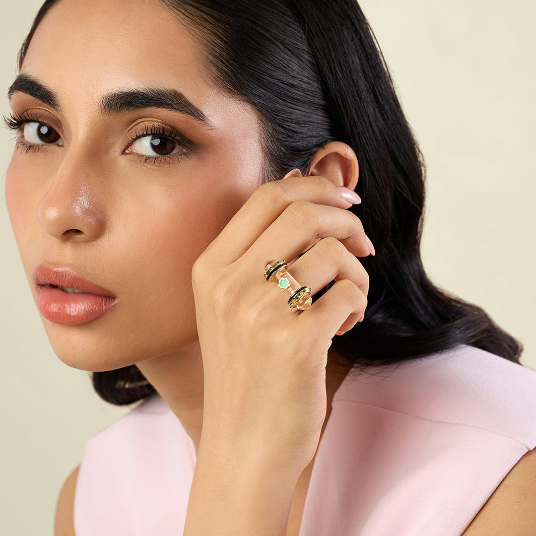 Quartz Clarity Amulet Ring