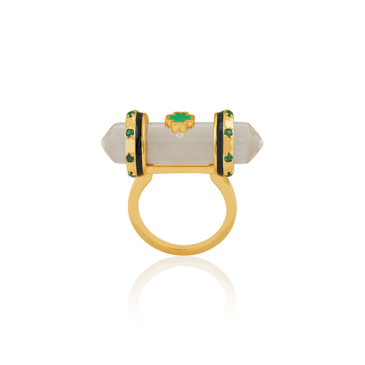 Quartz Clarity Amulet Ring