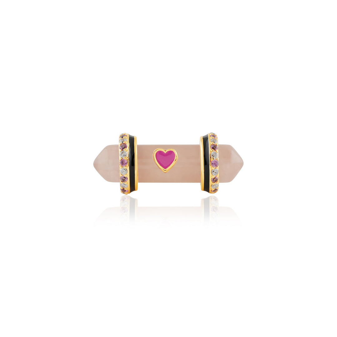 Blush Aura Amulet Ring
