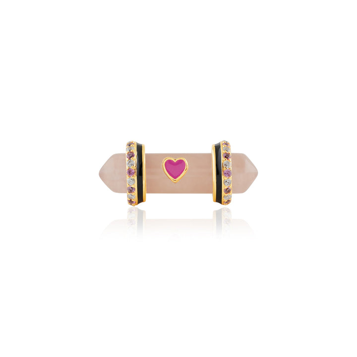 Blush Aura Amulet Ring