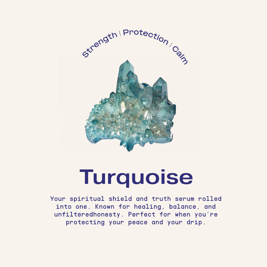 Celestial Turquoise Amulet Ring