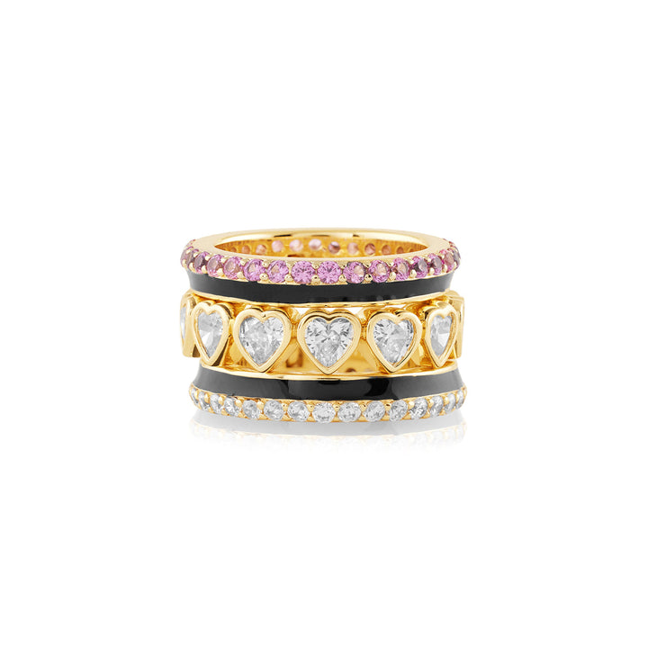 Divine Glint Statement Ring