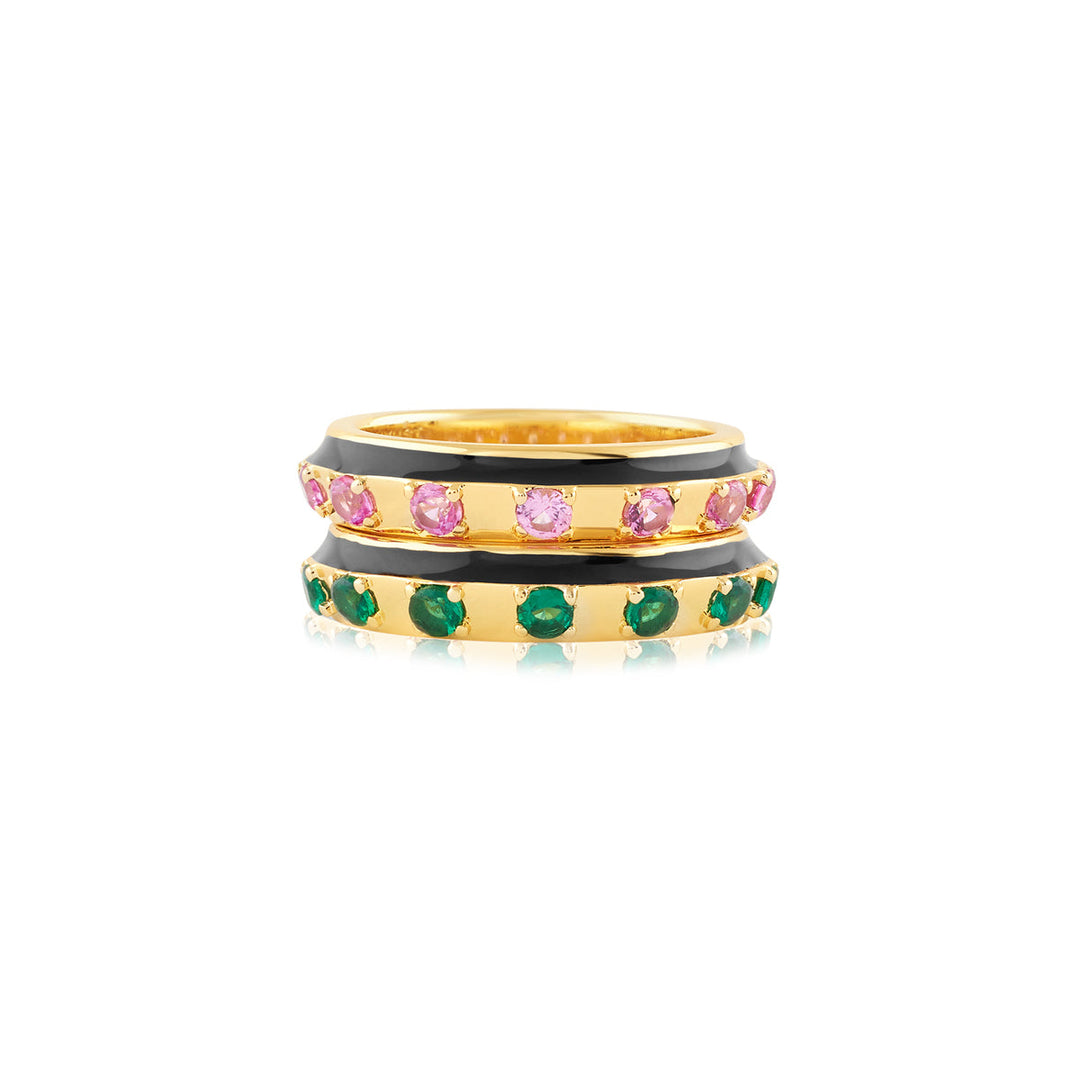 Celestial Duality Ring Stack