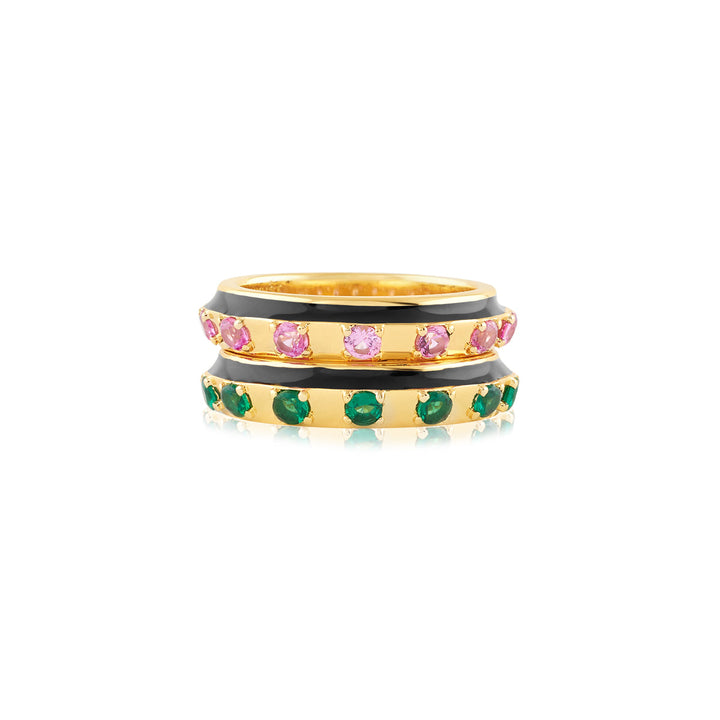 Celestial Duality Ring Stack