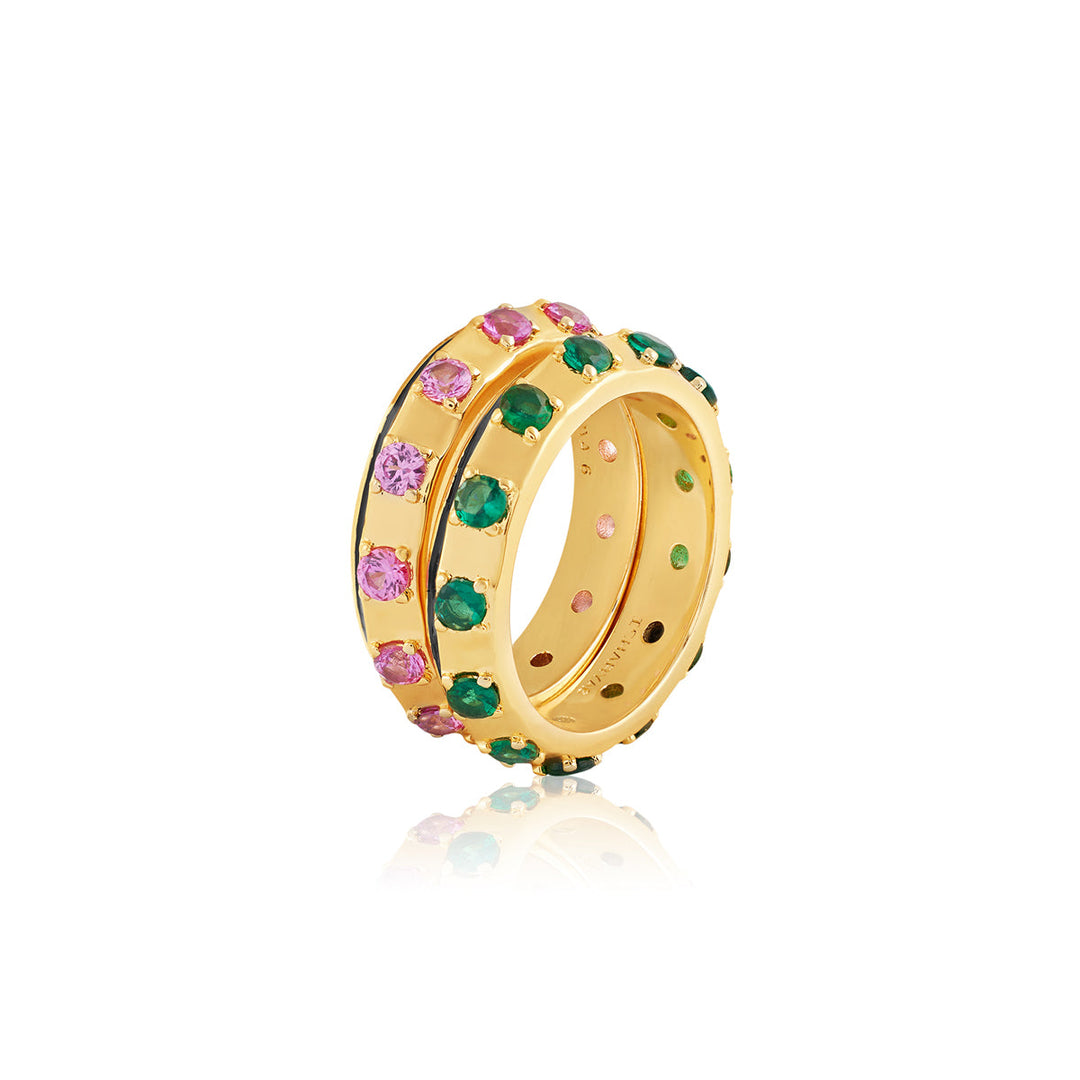 Celestial Duality Ring Stack