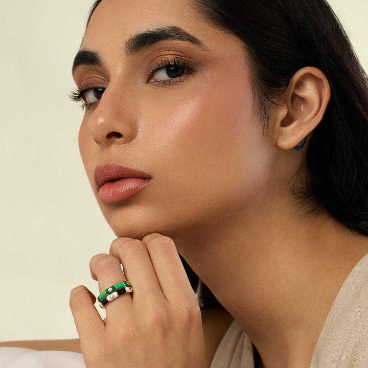 Mystic Gaze Ring Stack