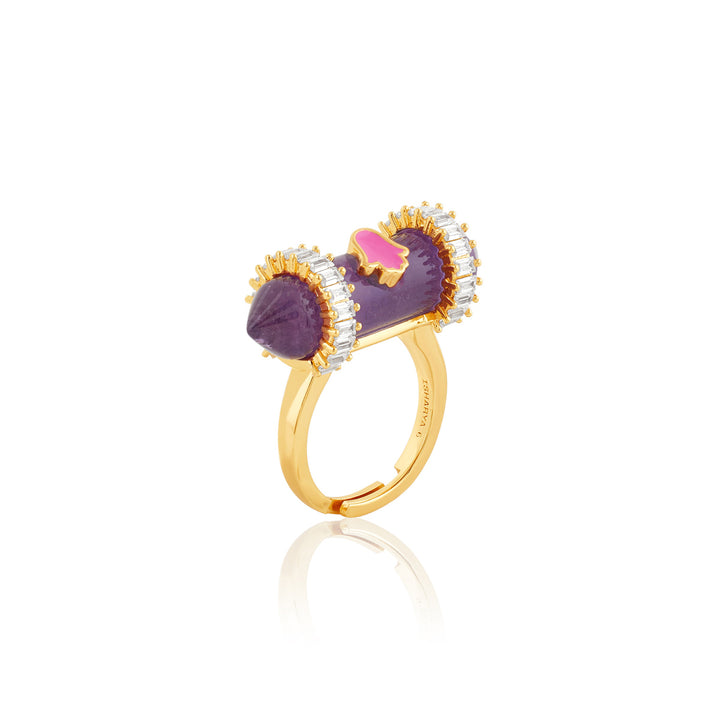 Mystic Bloom Amulet Ring