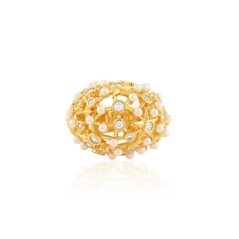 Mystara Pearl Ring 