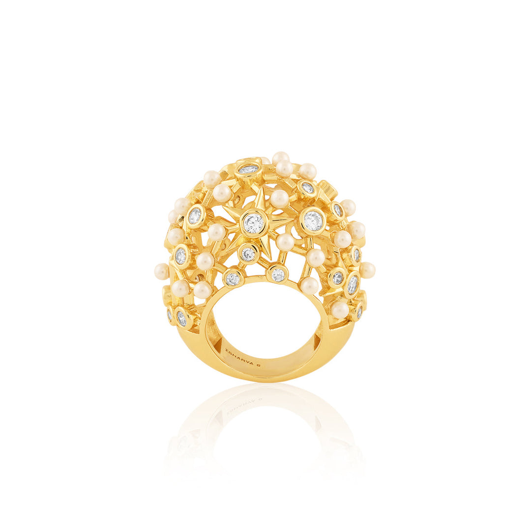 Mystara Pearl Ring 