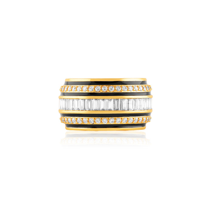Bretonne Ring In 18Kt Gold Plated