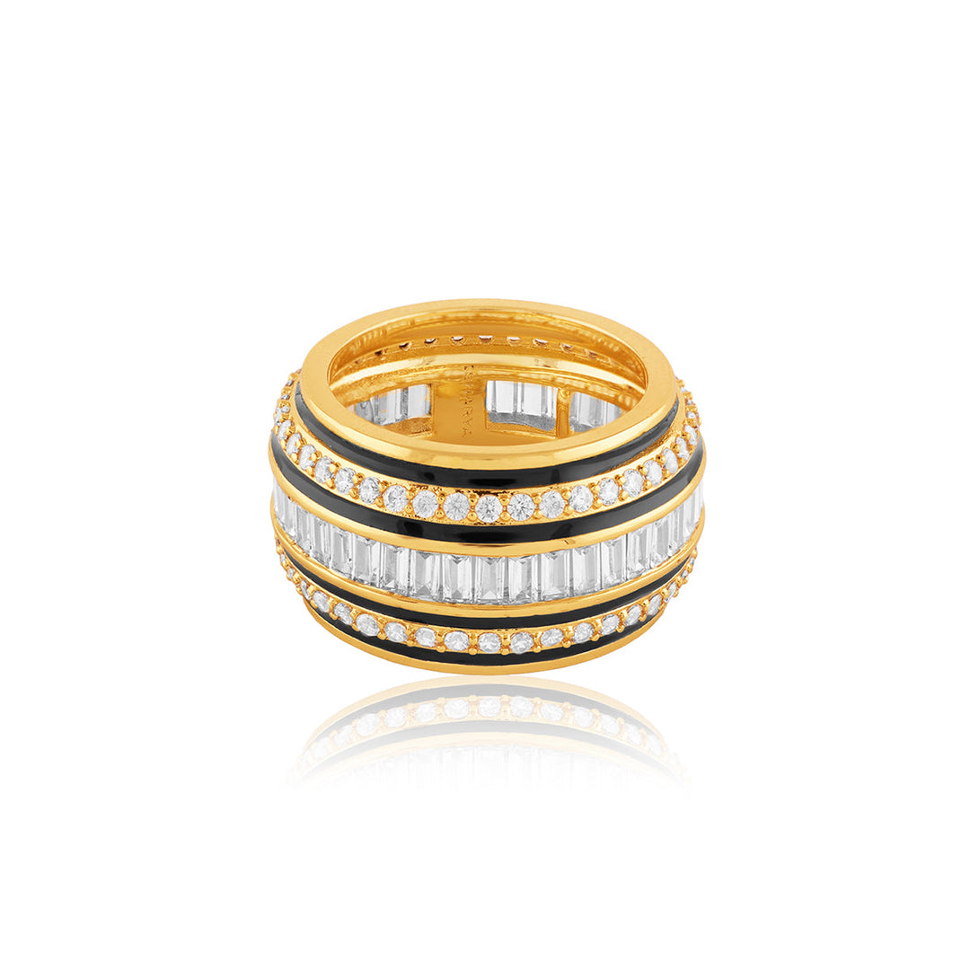 Bretonne Ring In 18Kt Gold Plated
