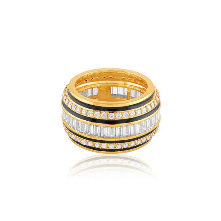 Bretonne Ring In 18Kt Gold Plated
