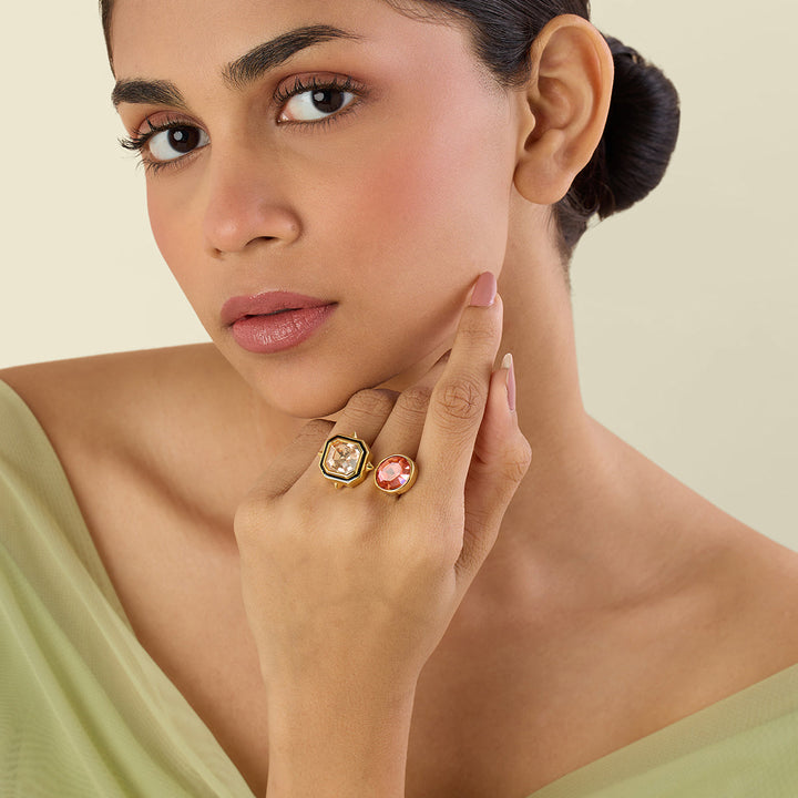 Starfall Front Open Ring