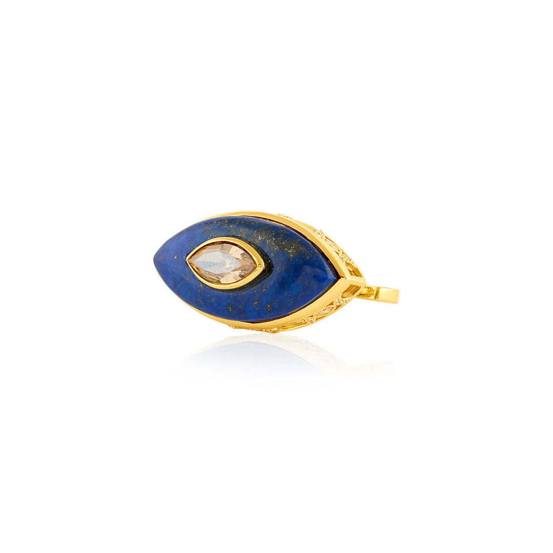 Cosmic Eye Two Finger Ring