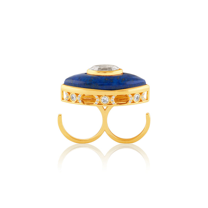 Cosmic Eye Two Finger Ring
