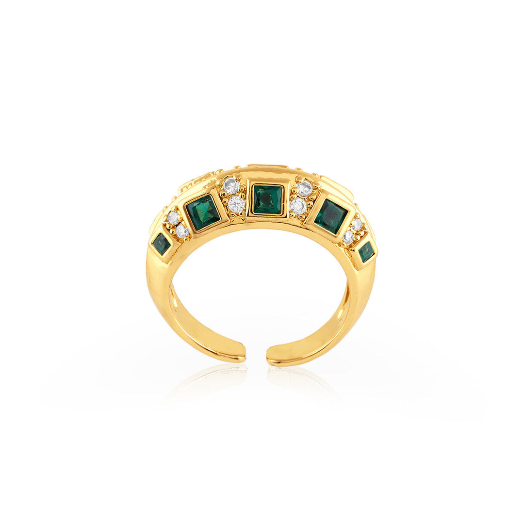 Crafted Legends Green Ring
