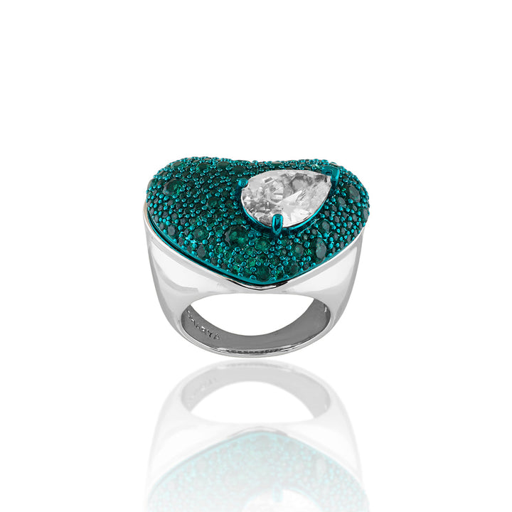 Lunara Emerald Heart Ring