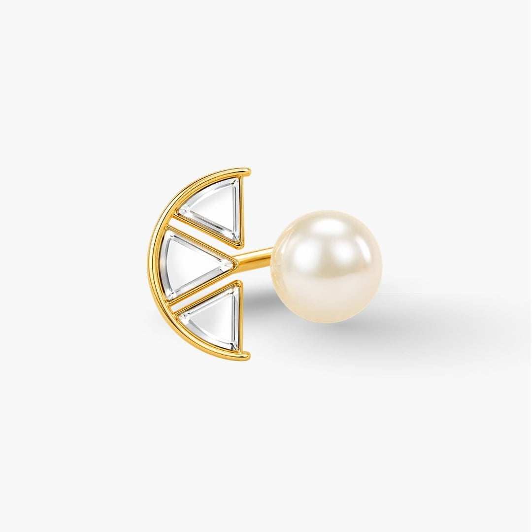 Melon Pearl Mirror Ring