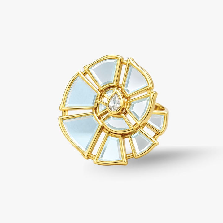 Conch Statement Mirror Ring