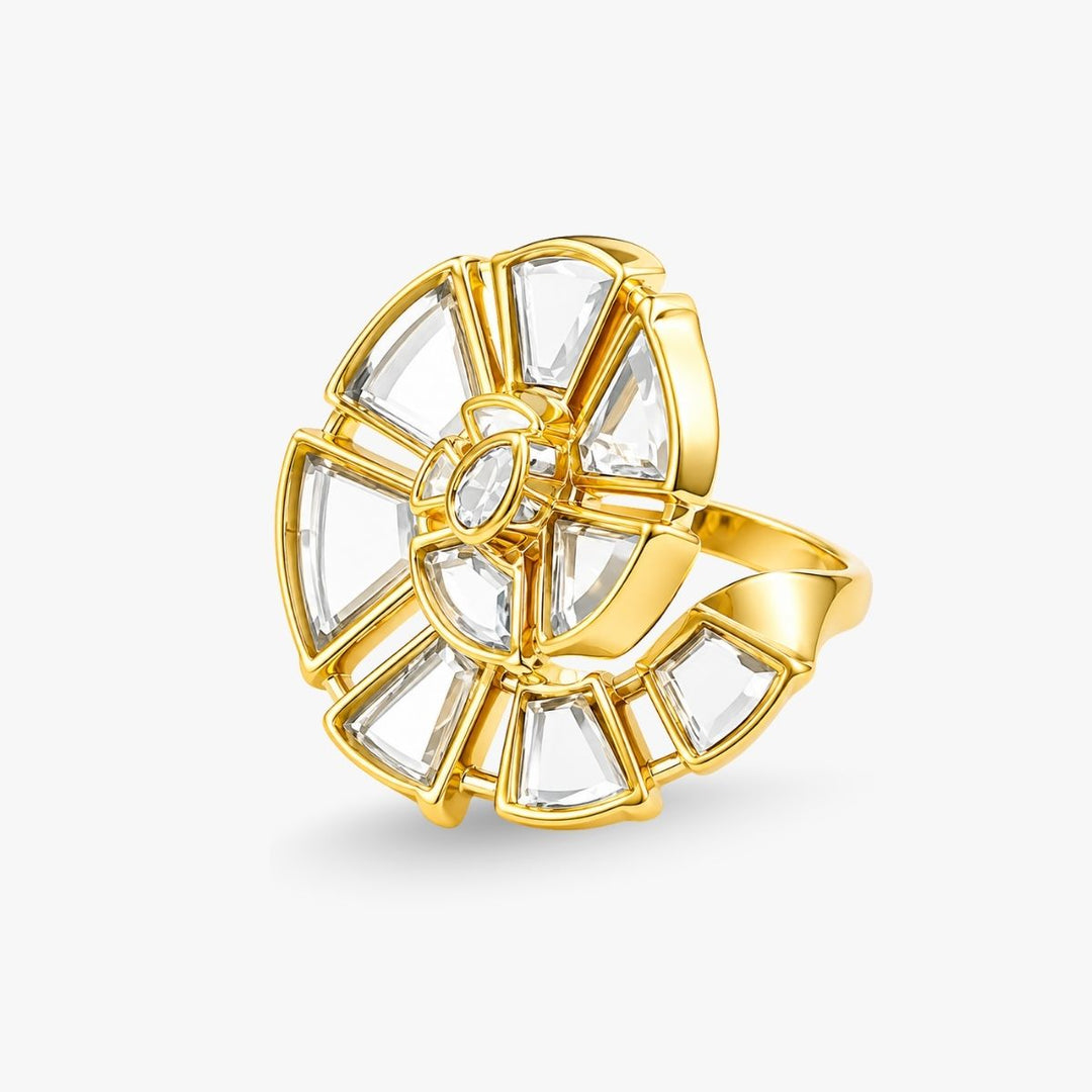 Conch Statement Mirror Ring