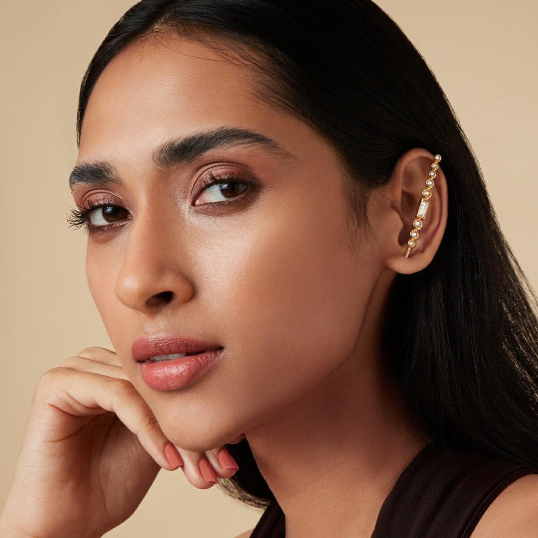 Fierce Ear Pin for Women by Isharya | Modern Indian Jewellery