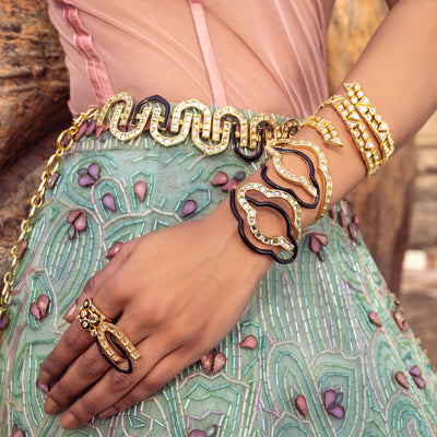 Just Jamiti Mirror Cluster Ring