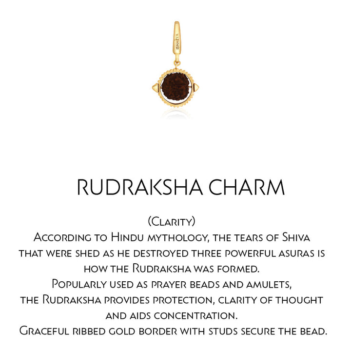 Rudraksh Charm - Isharya | Modern Indian Jewelry