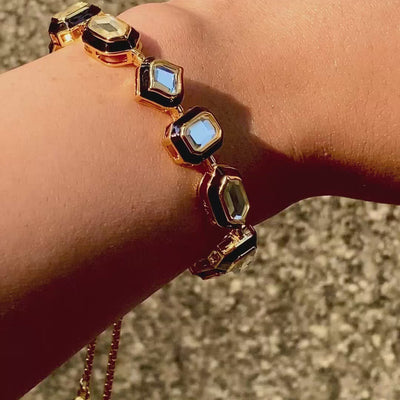 Amina Mirror Chain Bracelet