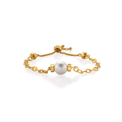 Angelou Pearl Bolo Bracelet