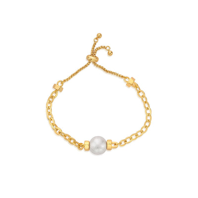 Angelou Pearl Bolo Bracelet