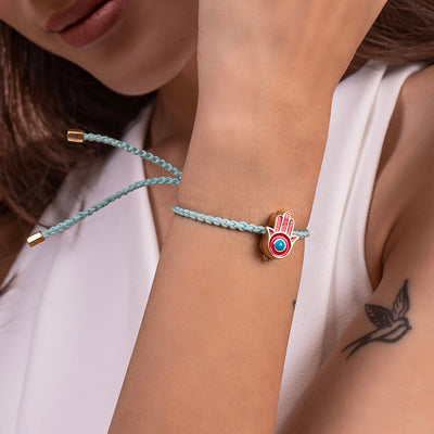 Turquoise Knot Bracelet - Isharya | Modern Indian Jewelry
