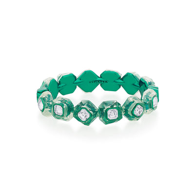 B-dazzle Green Crystal Bracelet