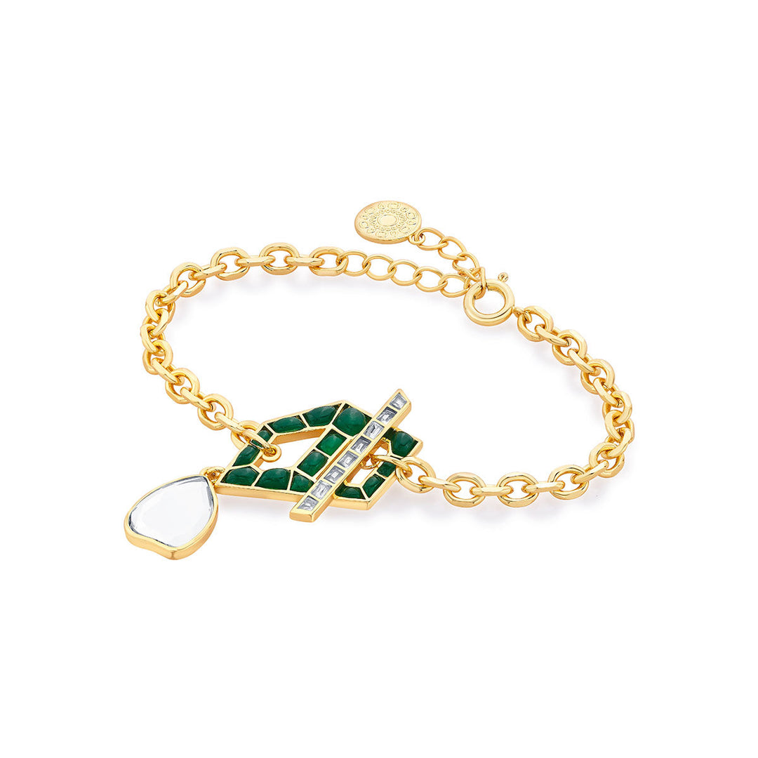 Fiesta Hydro Emerald Bracelet