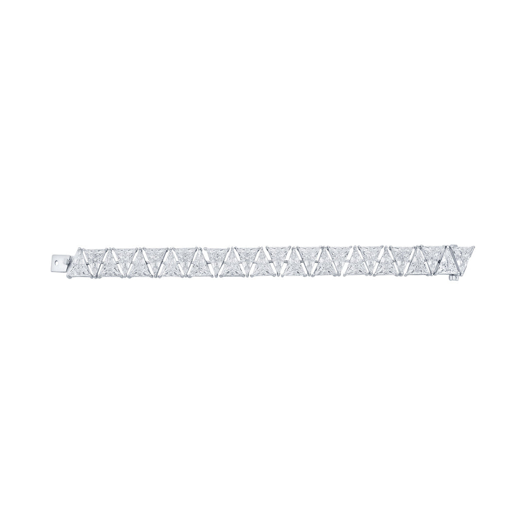 Louvre Maxi 925 Silver Bracelet - Isharya | Modern Indian Jewelry