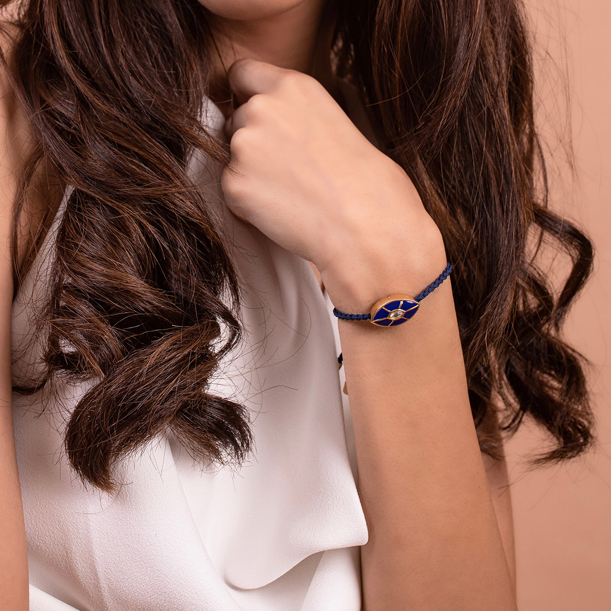 Navy Blue Knot Bracelet - Isharya | Modern Indian Jewelry