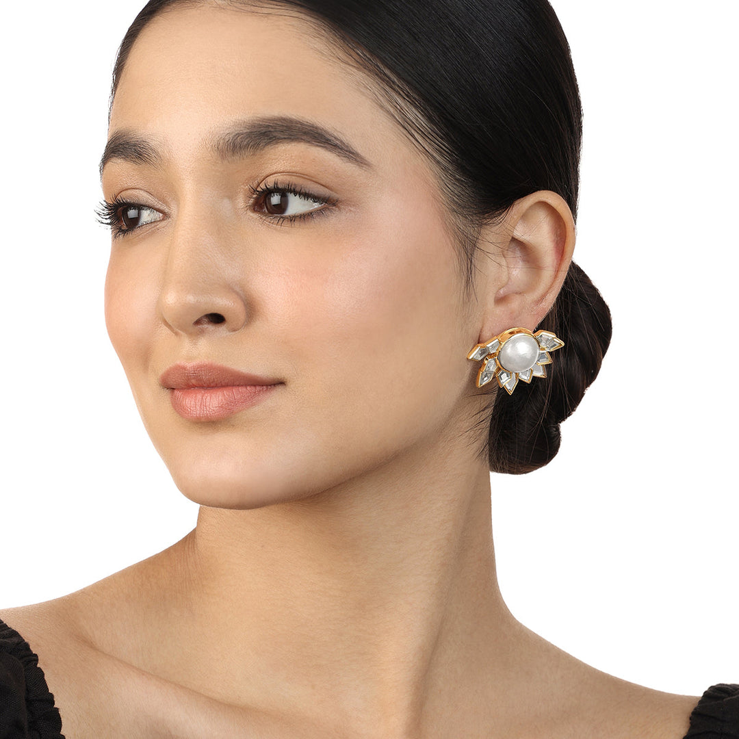 Flor Mirror Earrings