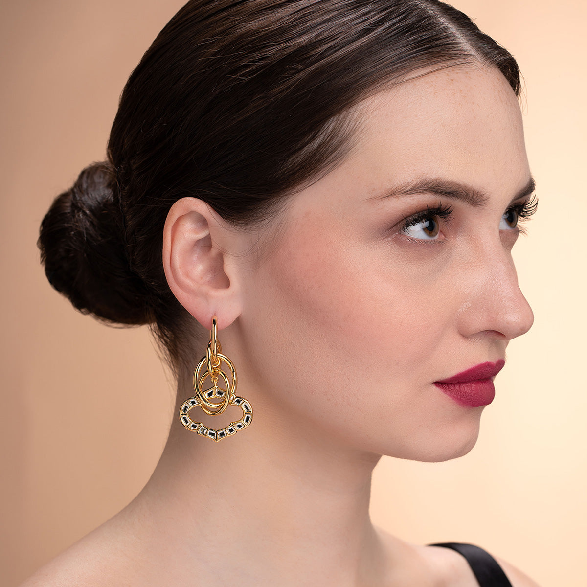 Amara Interlocked Mughal Earrings