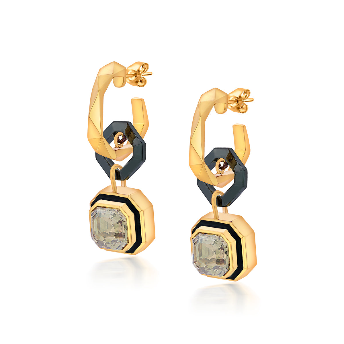 Bling Link Crystal Huggies