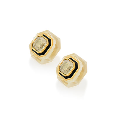Bling Infinity Cut Crystal Studs